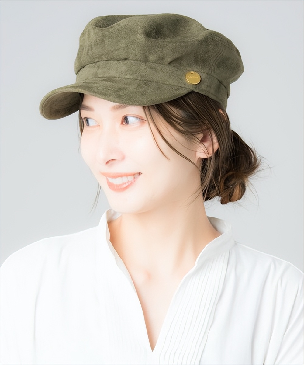 刘海戴遮阳帽子的正确方法,各种帽子的戴法长发