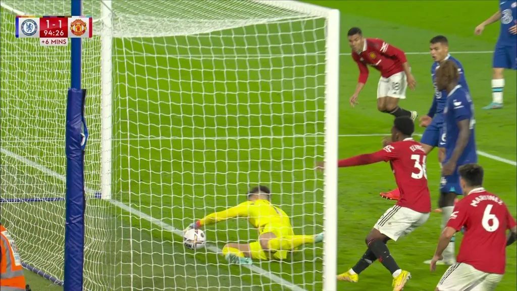 曼联2-1逆转曼城卡塞米罗,卡塞米罗绝平切尔西