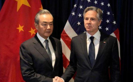 一头犀牛闯进北美野牛群,一头灰犀牛