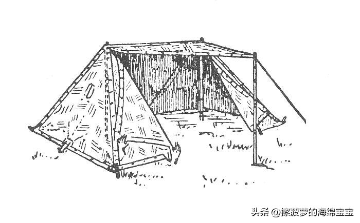 户外防水防火帐篷布,二战德国帐篷