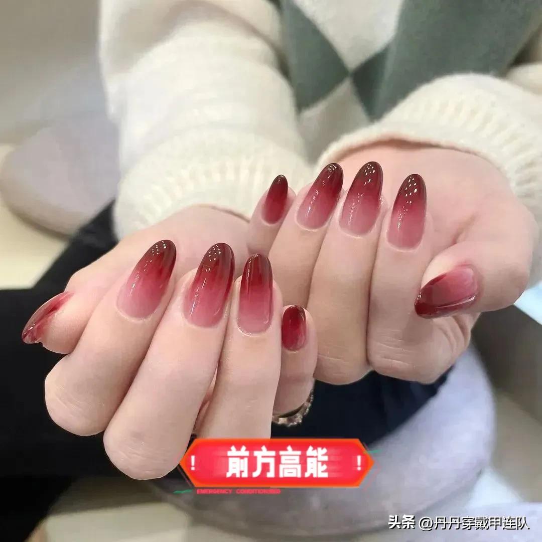 短款猫眼美甲显白黄黑皮图片,胖手显白美甲夏季黄黑皮短甲