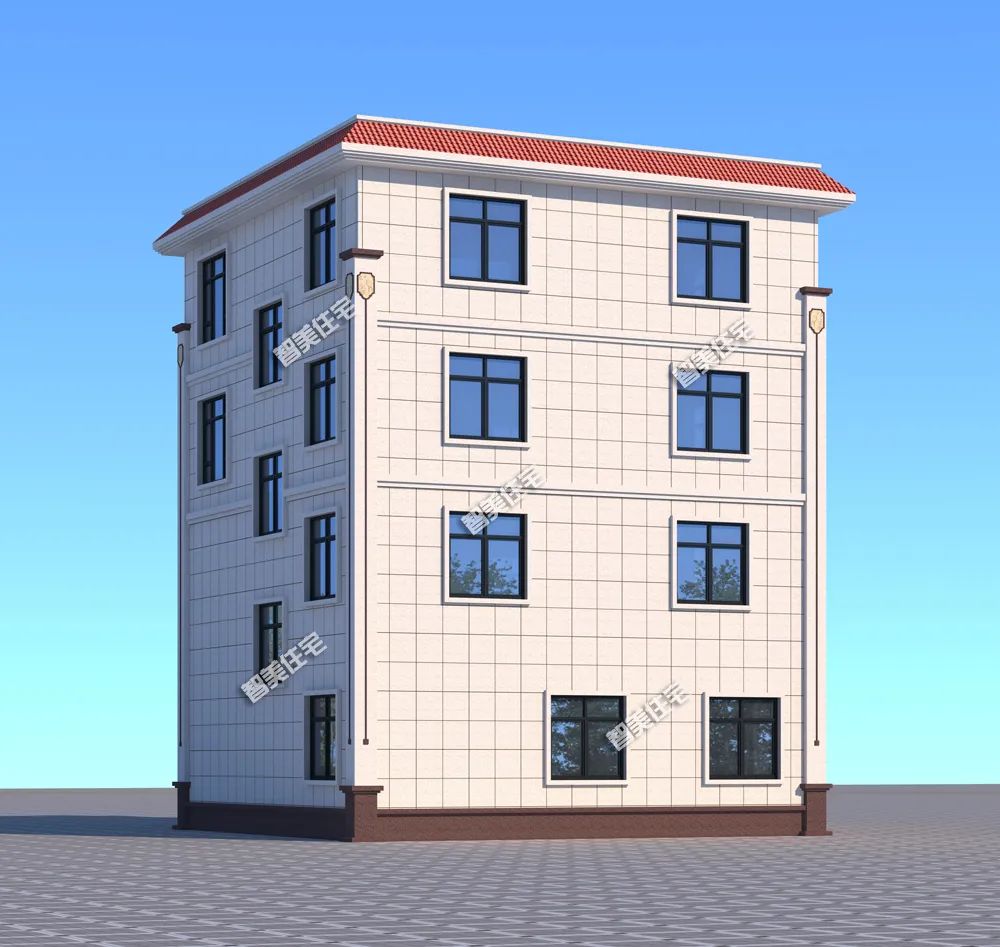 广东农村自建房屋顶设计图,广东农村简单别墅自建房设计