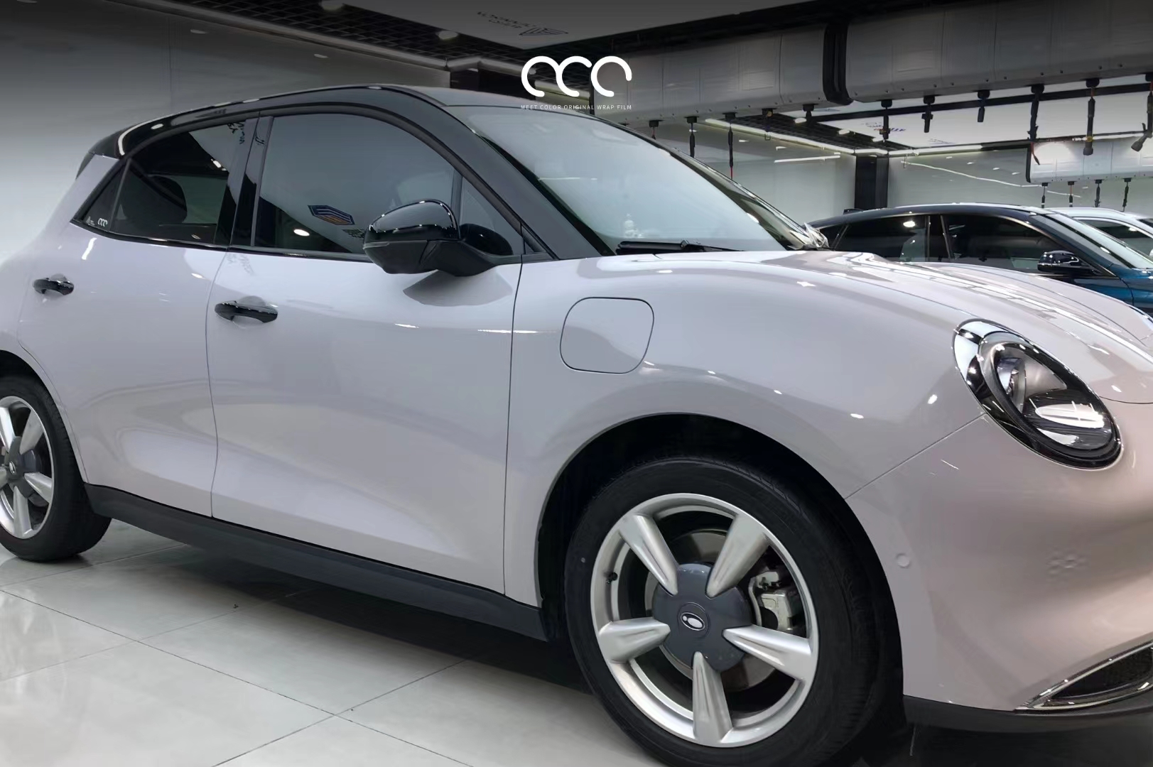 欧拉好猫改色七彩镭射白,欧拉好猫珍珠白改色案例