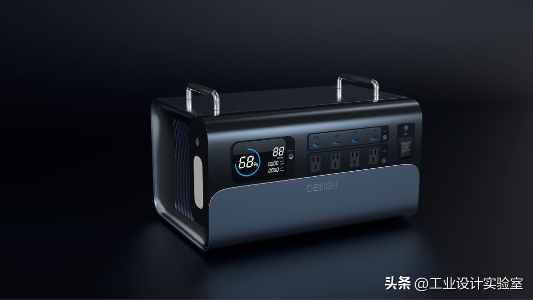 户外移动电源设计平面图标,户外移动电源产品设计