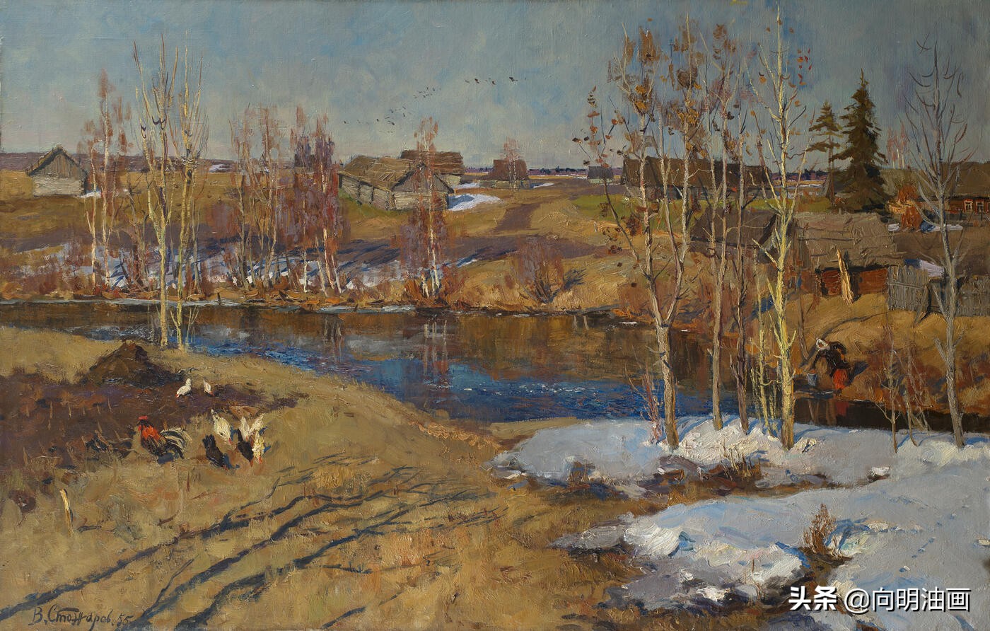 美国俄罗斯中国油画,俄罗斯大师油画作品欣赏