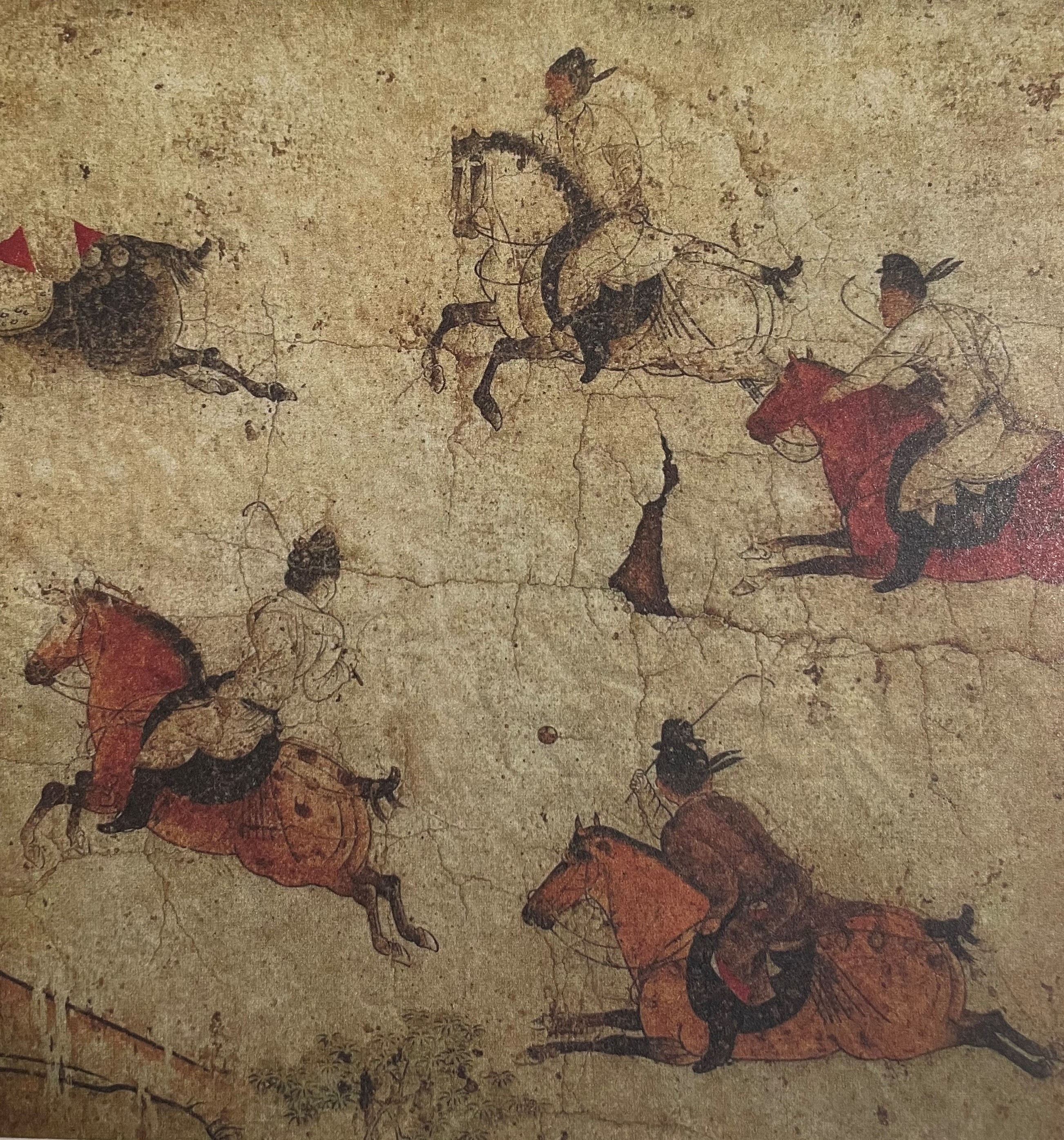 唐代马球竞技的时代风貌,唐代马球场图片