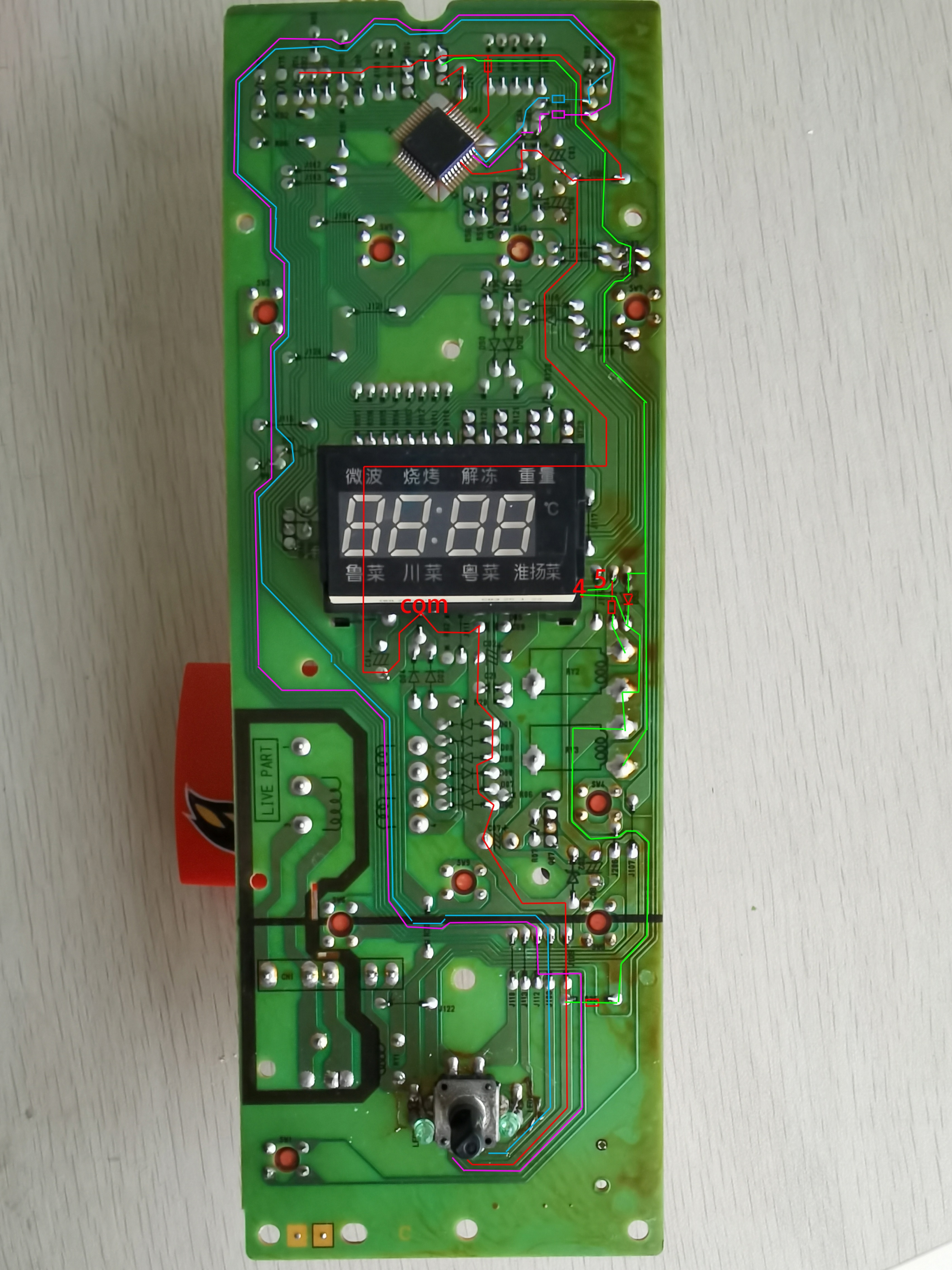 内嵌微波炉如何预留电路,微波炉组成原理图解课本