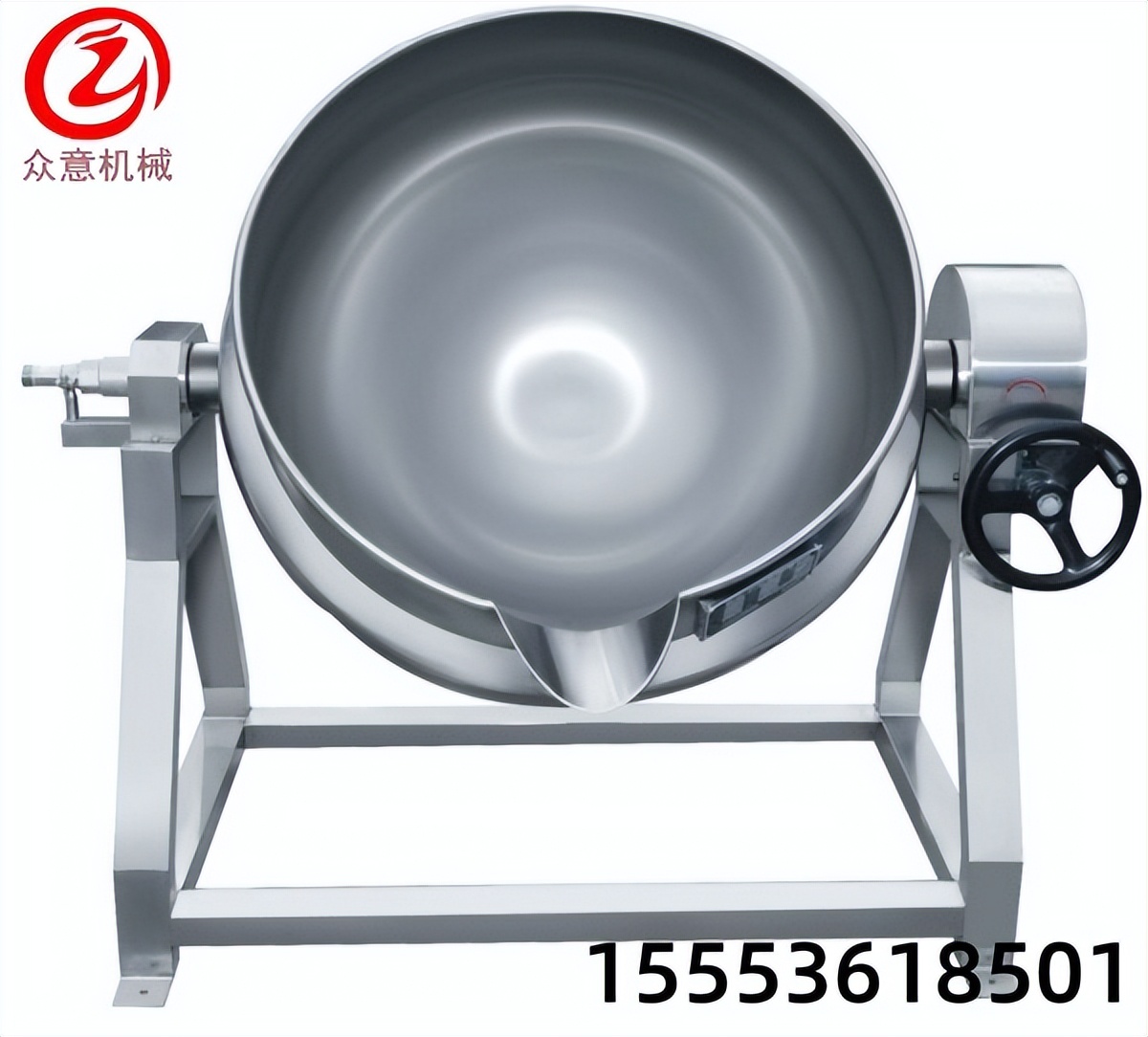 江苏加热粽子蒸煮锅供应,380v夹层电加热锅大型