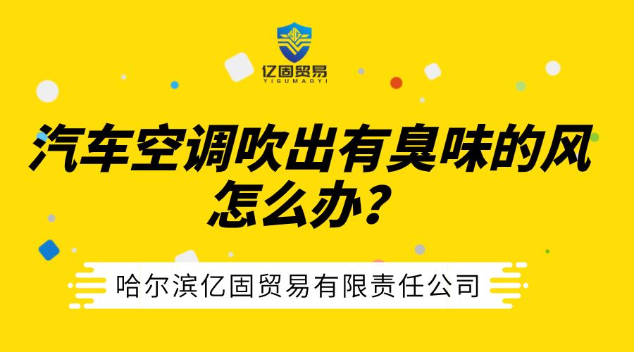 哈尔滨亿固贸易解析：汽车空调吹出有臭味的风怎么办？