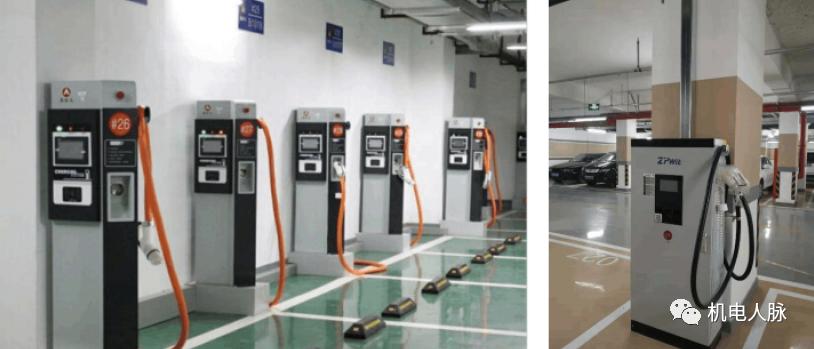 充电桩的构造图,充电桩地基示意图