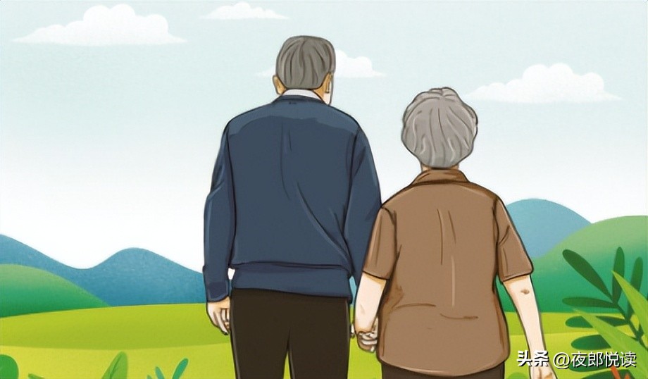 与妻子携手走过艰辛岁月,一起携手走过60年