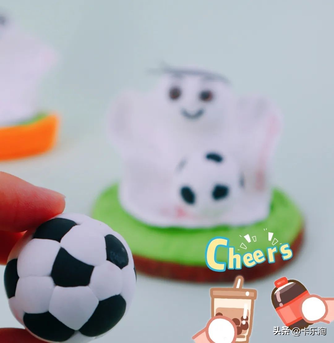 世界杯足球手工吉祥物,教一分钟制作世界杯吉祥物