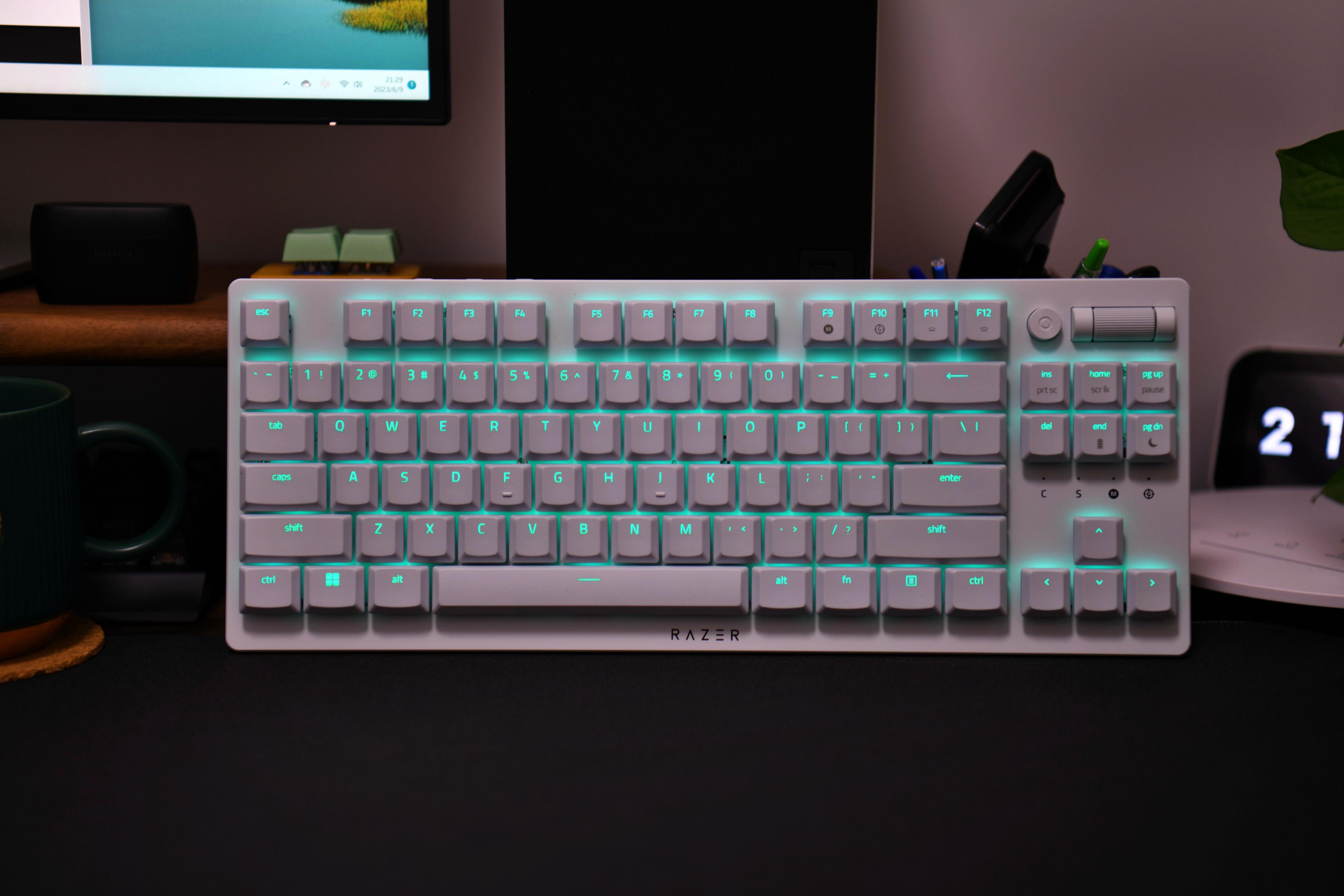 雷蛇无线键盘噬魂金蝎v2pro,雷蛇噬魂金蝎v2无线版机械键盘