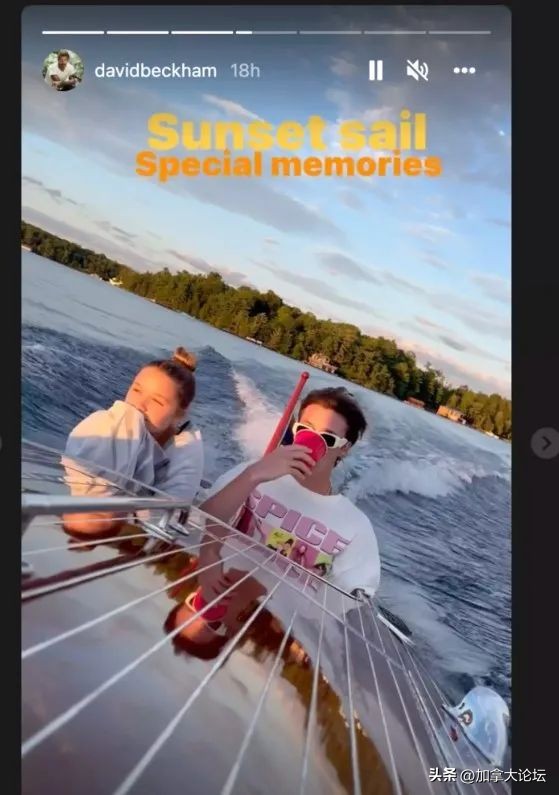 贝克汉姆一家在安省度假:贝嫂身材亮眼!网友激动了