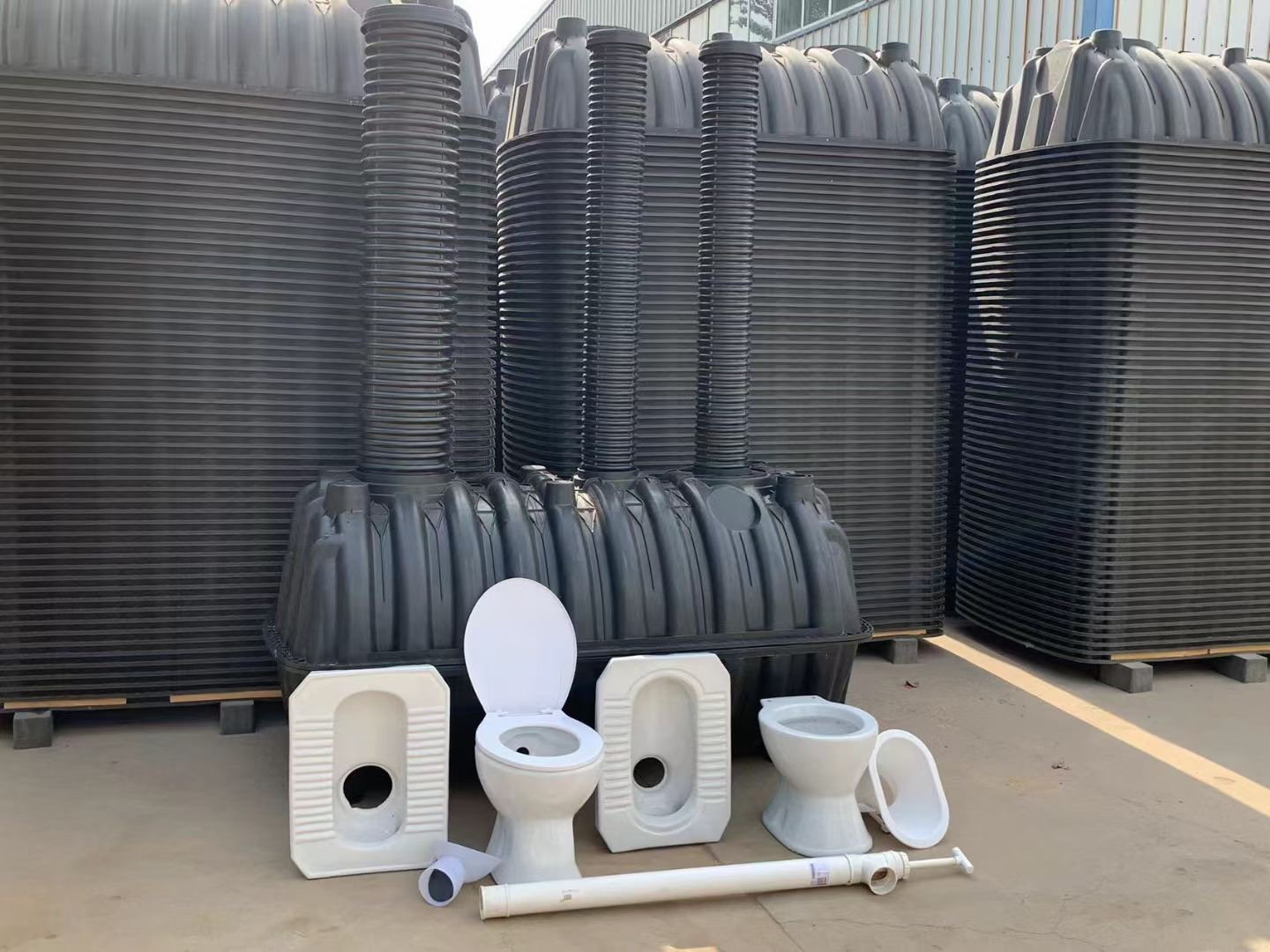 河南环保小型家用三格化粪池,郑州桶式化粪池厂家直销