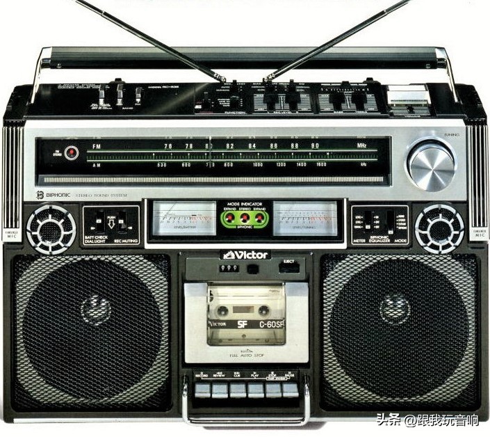 80年代jvc收录机,怀旧微型收录机音响