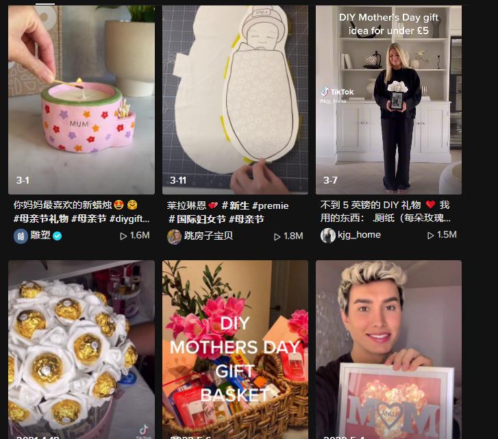 近30天曝光1.37亿次，TikTok母亲节礼品热度狂飙
