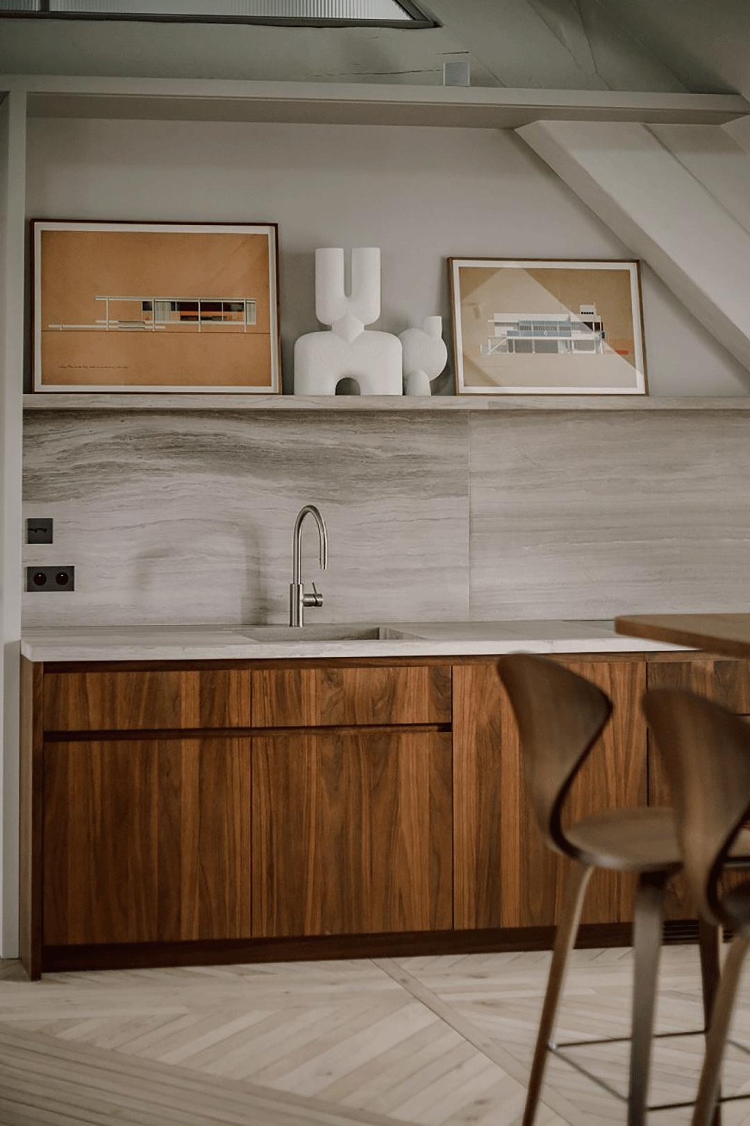 挑高loft新中式风格公寓,28平loft公寓简洁清新风格