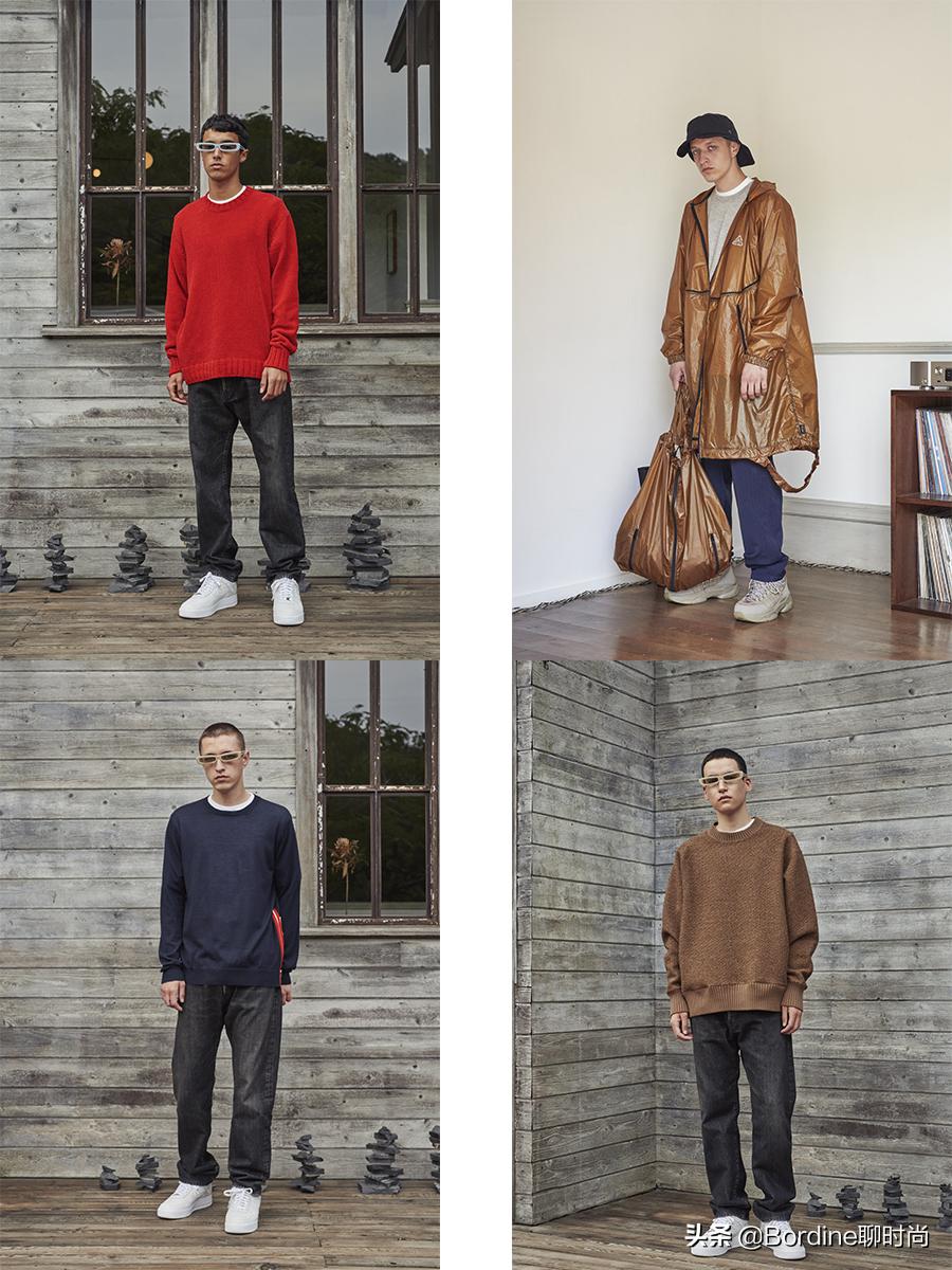 Undercover2022春夏男装系列，暗色系的稳重朴素，尽显层次活力