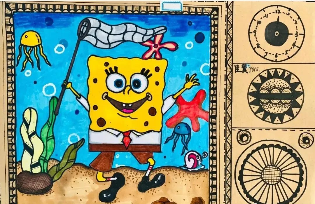 儿童地球创意画,儿童涂鸦大画集