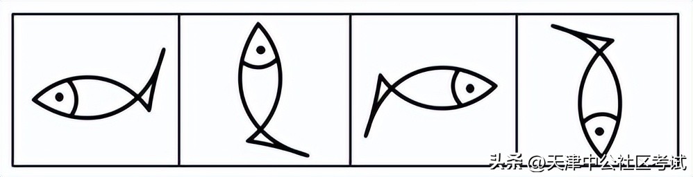 行测练习之图形推理时针旋转考点,山东行测图形推理对称