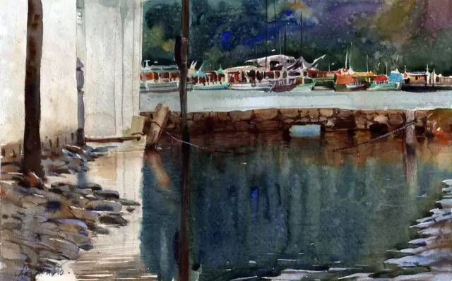 世界顶级水彩画家作品欣赏,世界水彩画大师三巨头的作品欣赏