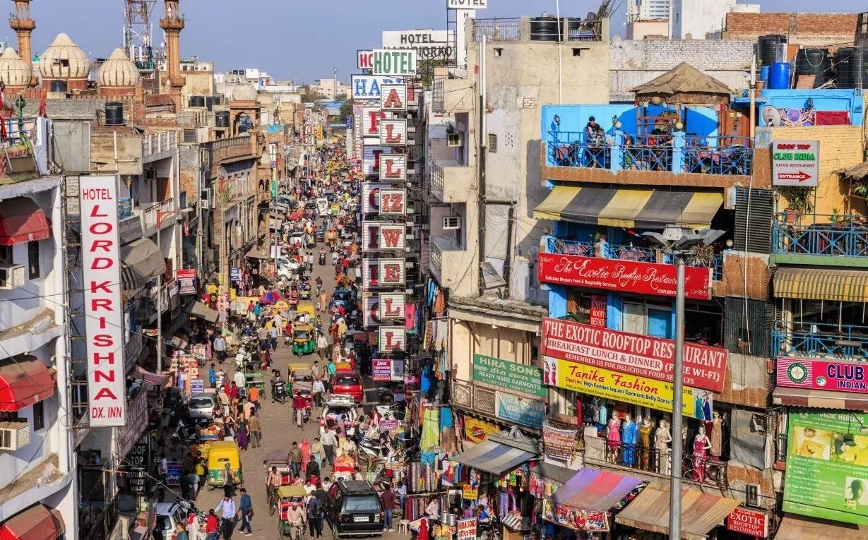 印度新德里与上海对比,印度德里和新德里