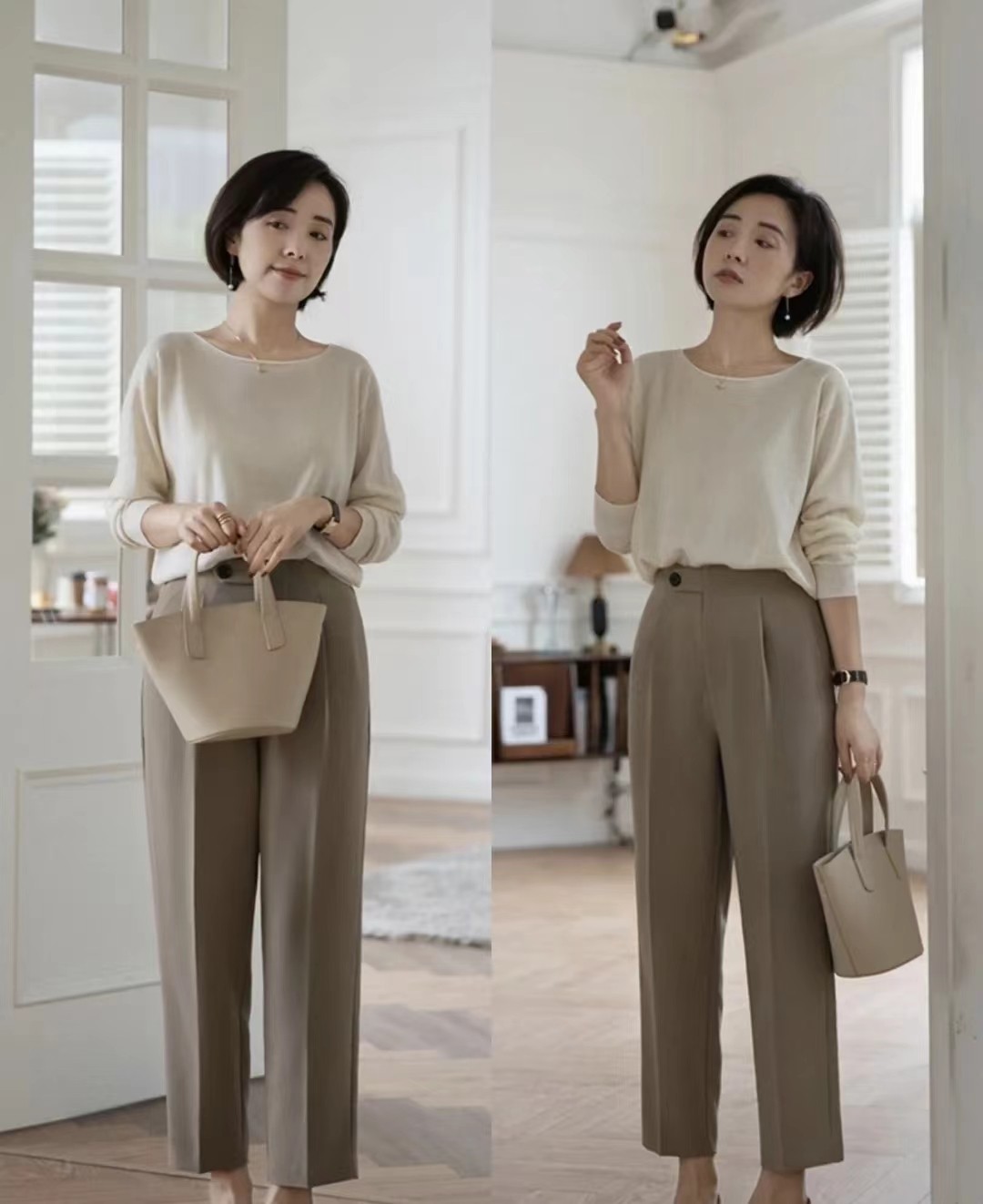 精致显高级职场穿搭也很有气质,上班穿的干练穿搭