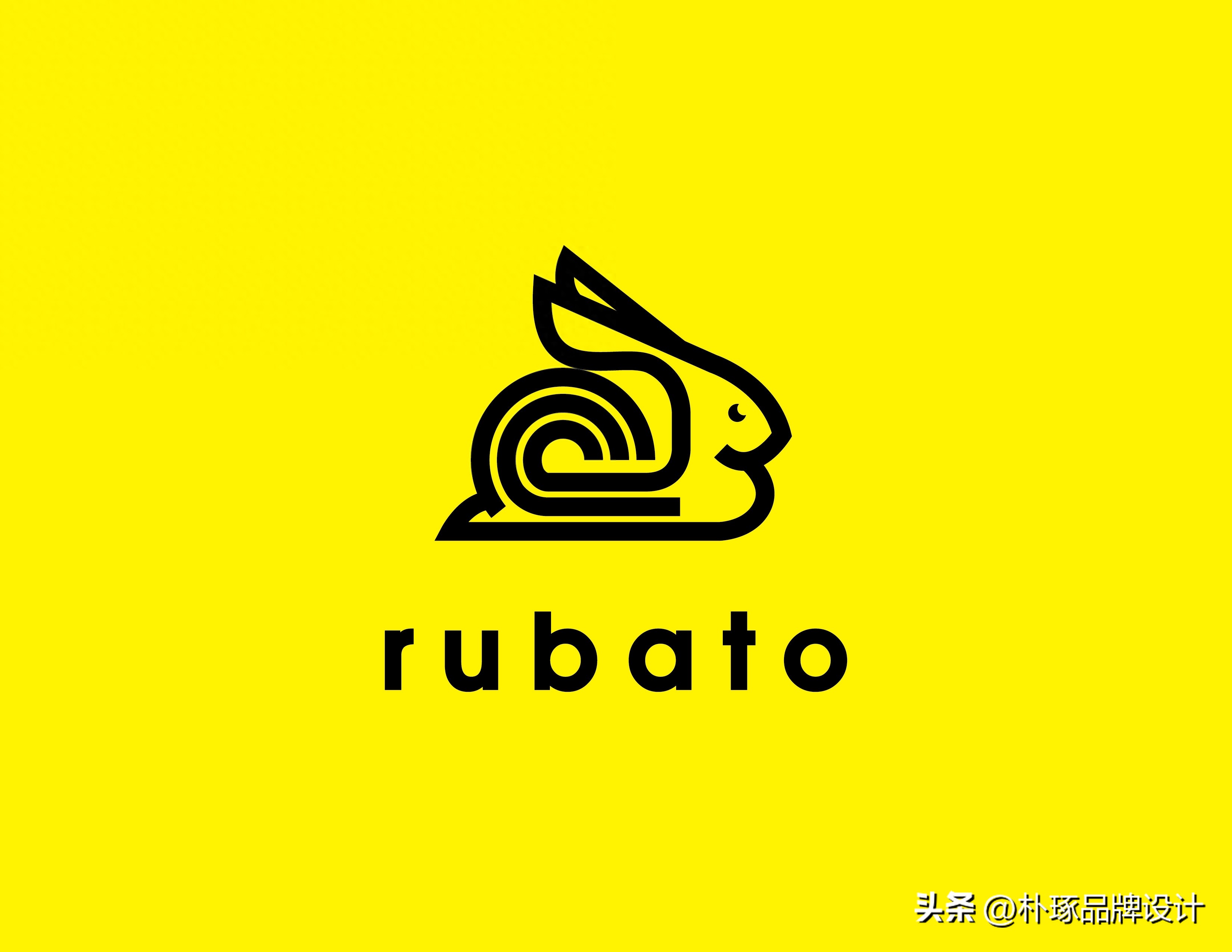 蜗牛创意形象,蜗牛个性创意logo设计