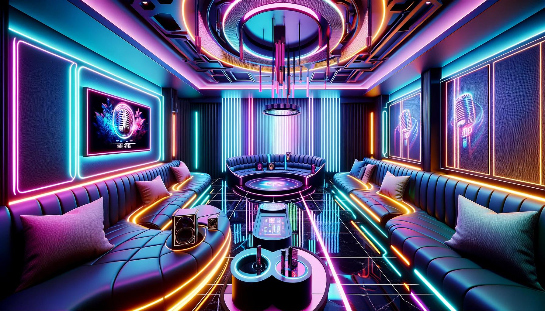 新潮ktv装修设计效果图,时尚潮流ktv装修图片