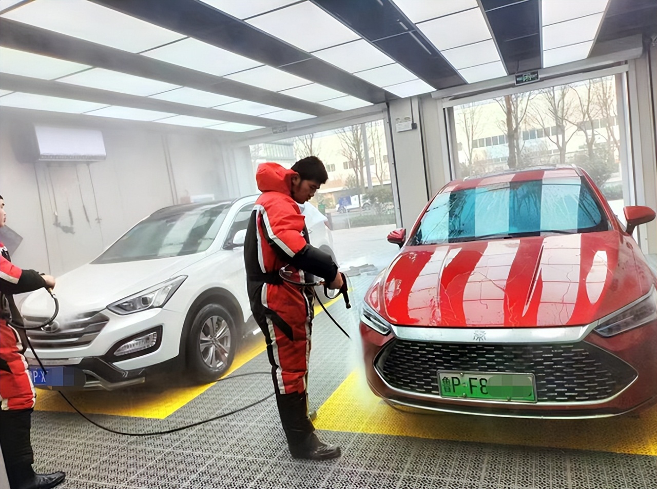 聊城市残疾人洗车,聊城残疾人洗车