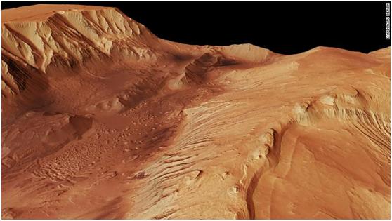 火星上发现大量的水冰,目前已发现火星存在大量地下水