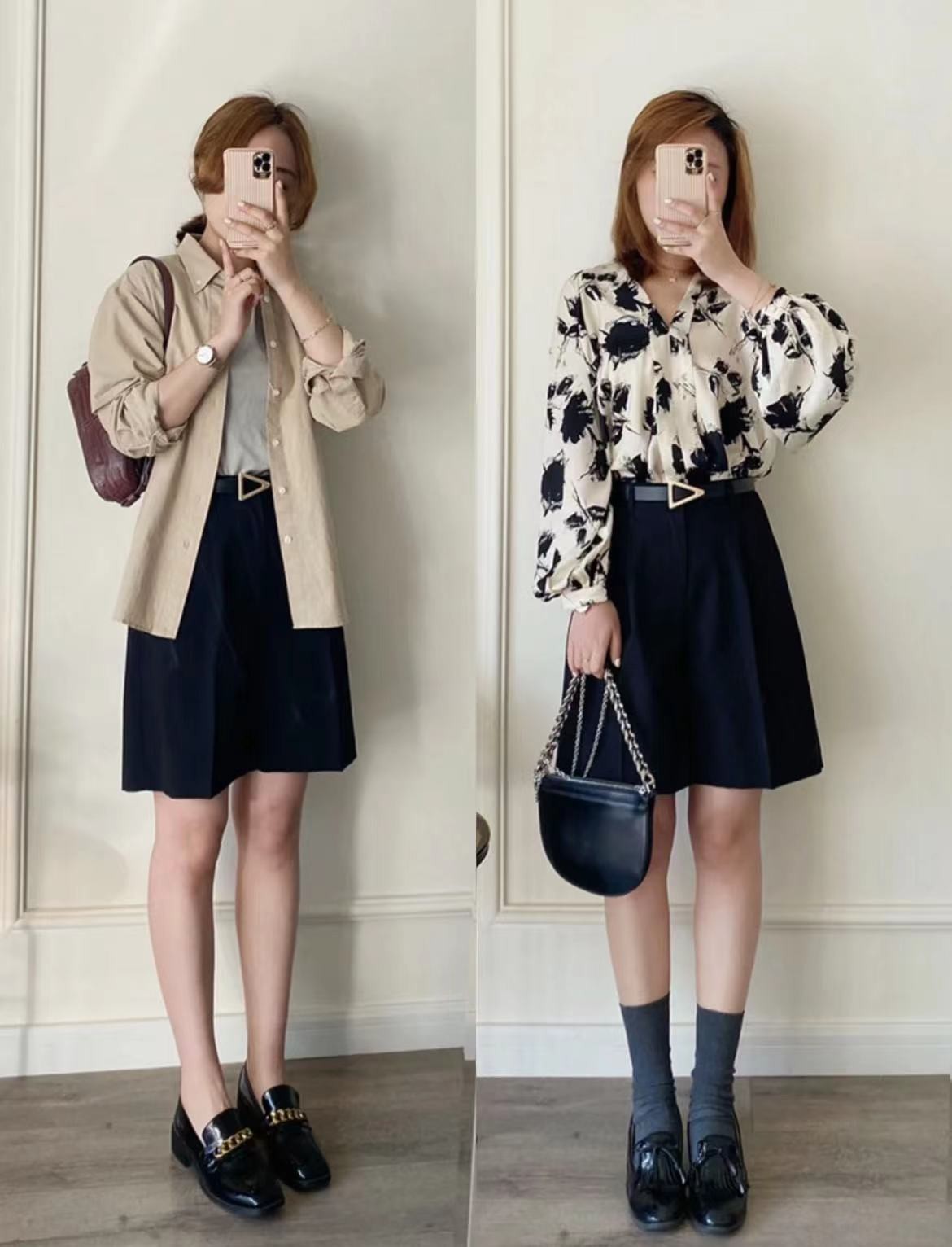 黑色短裤穿什么不露腿又好看,好看又百搭的黑色短裤