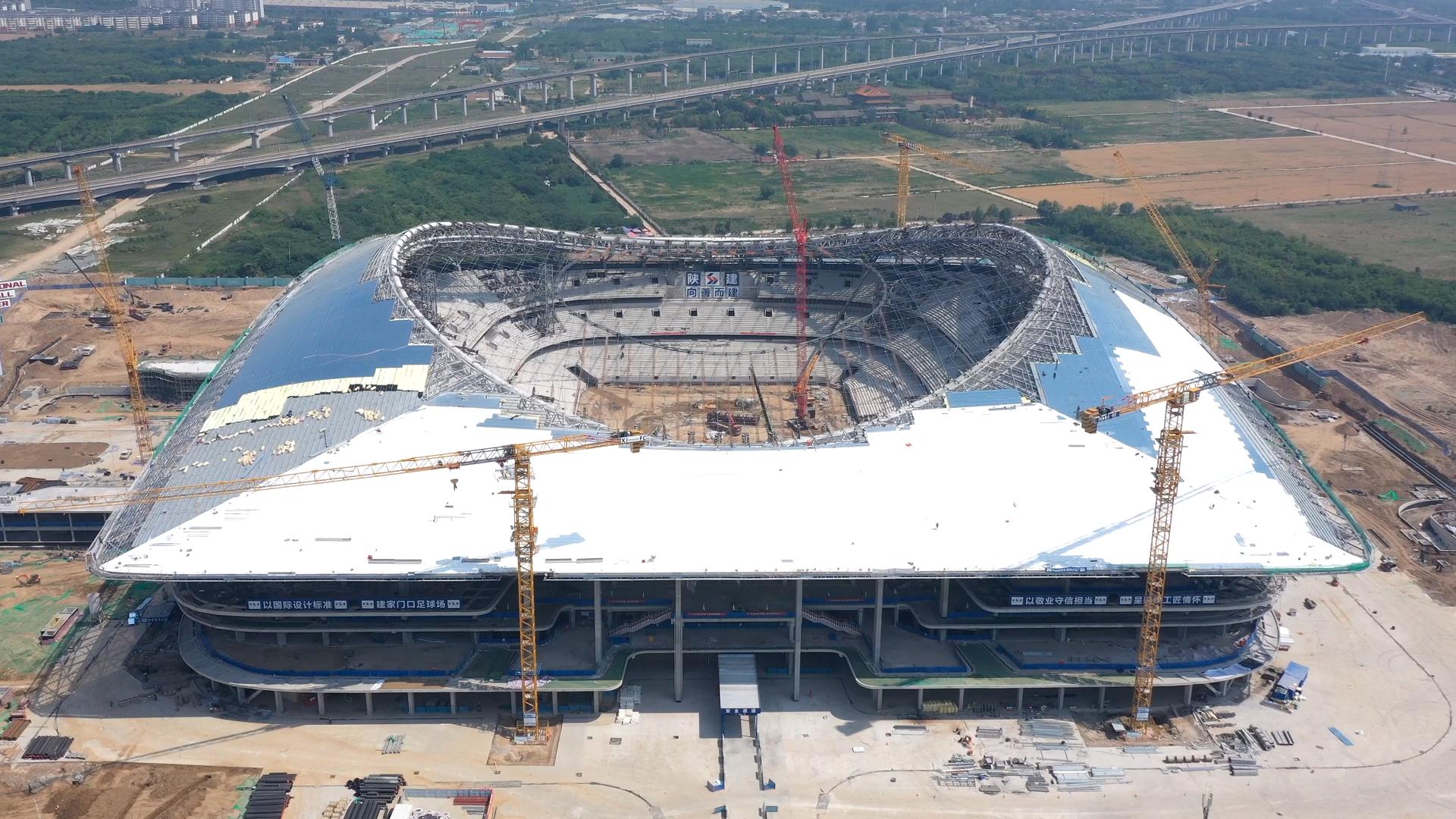 西安国际足球中心月底投用,西安国际足球中心设计方案