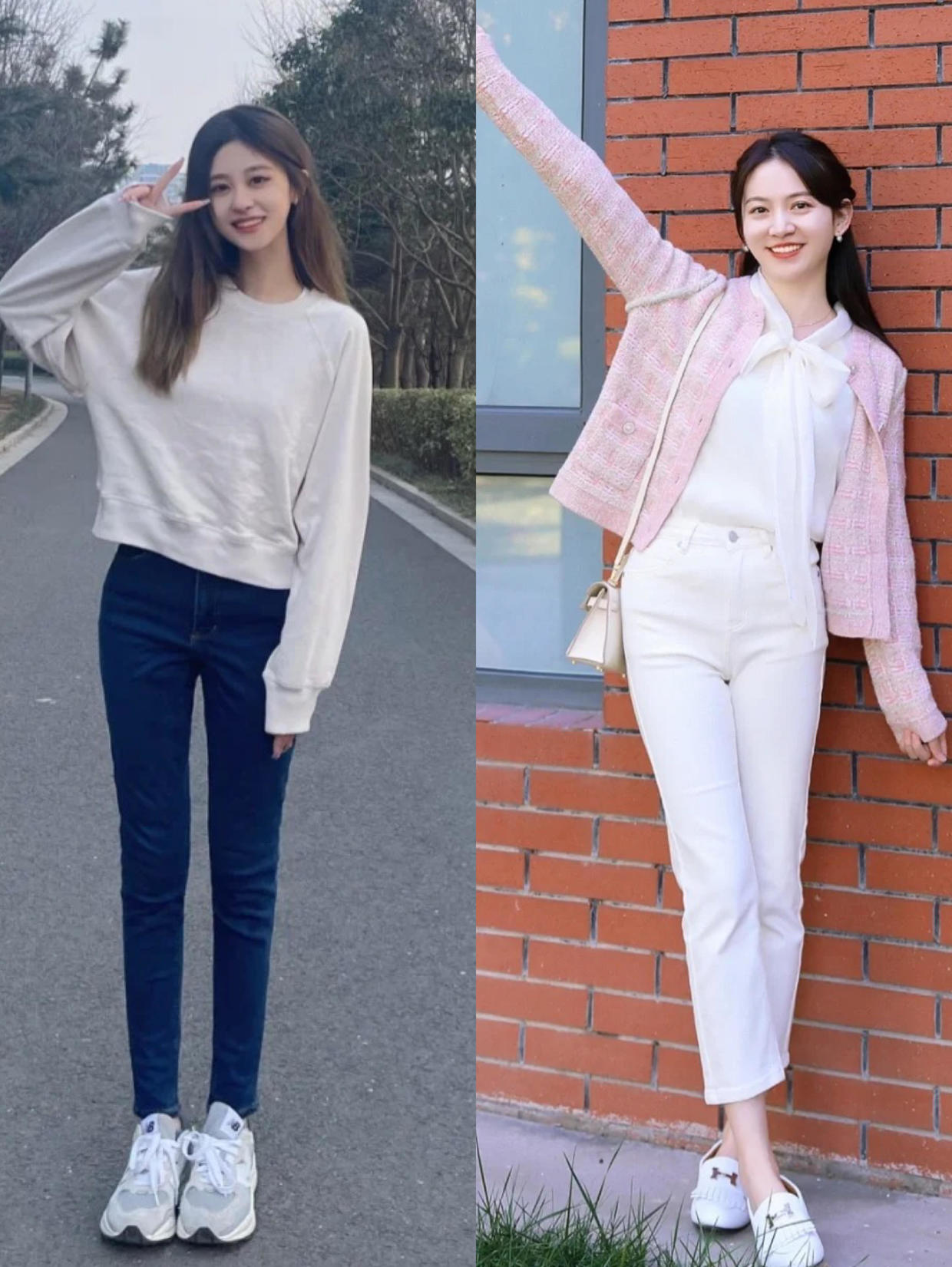 大腿粗阔大适合穿怎样的裤子,今年流行裤子不皱有垂感