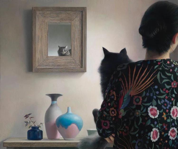 厚重写实的人物油画作品,超写实人物油画艺术作品欣赏