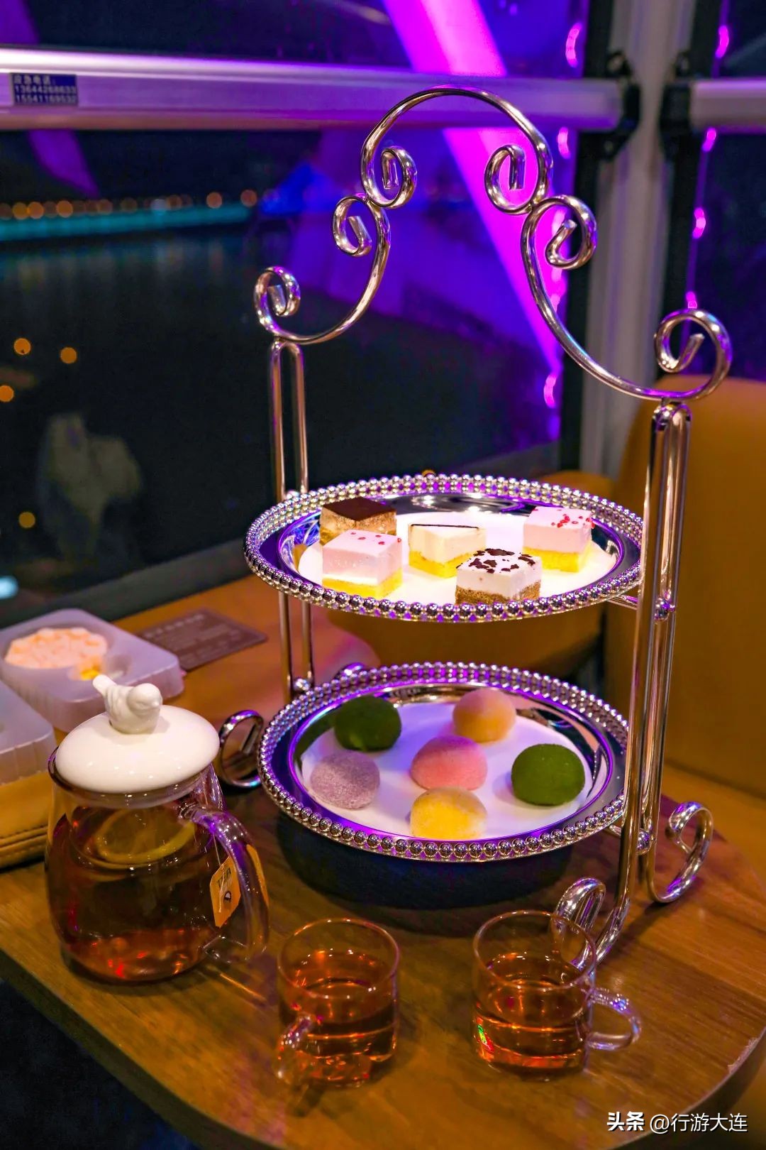 澶ц繛娴极涔嬫槦鎽╁ぉ杞湅澶滄櫙,澶ц繛娴极涔嬫槦鎽╁ぉ杞湅鏃ヨ惤