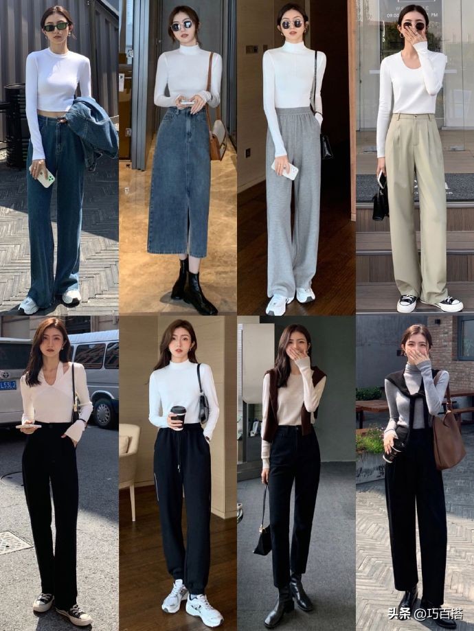 还在挑内搭的姐妹来这里集合了!80件紧身内衬,你想要的这都有