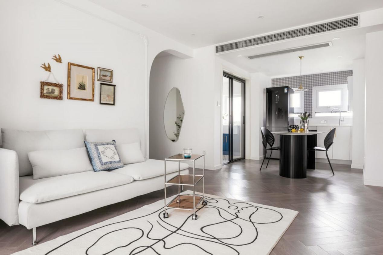 法式简约型公寓,优雅法式公寓设计