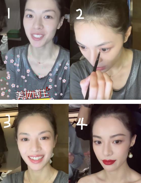 十大女星化妆前后对比,女星的素颜差距能有多大杨幂