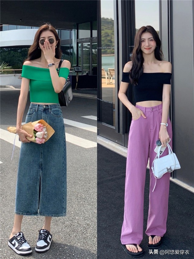 如今流行这样穿洋气显瘦立竿见影,好看又显瘦的衣服穿搭