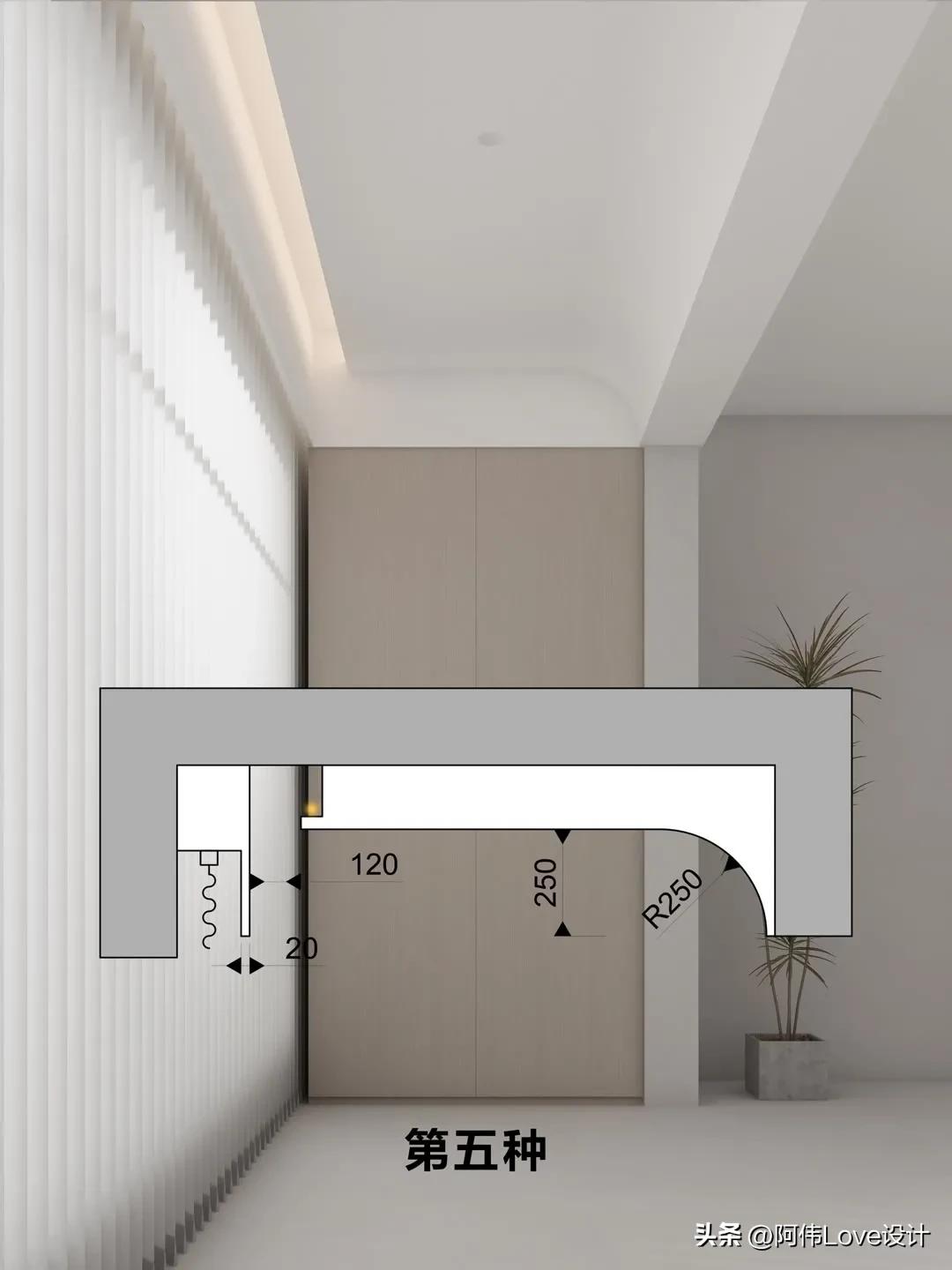 阳台吊顶隔断效果图,阳台吊顶做法效果图大全