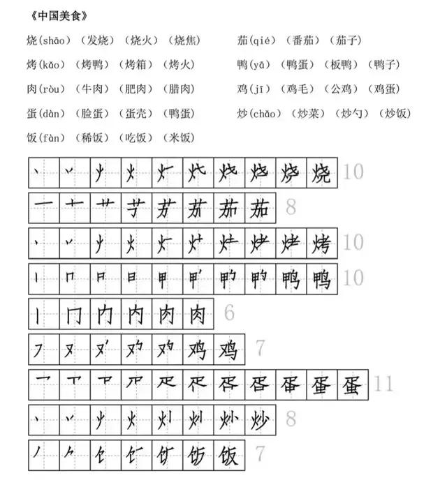 二年级语文下册词语表全部带拼音,二年级下册生字拼音组词笔画