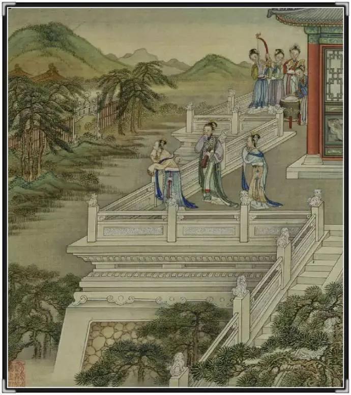 清冷枚仕女图绢本,清冷枚简介