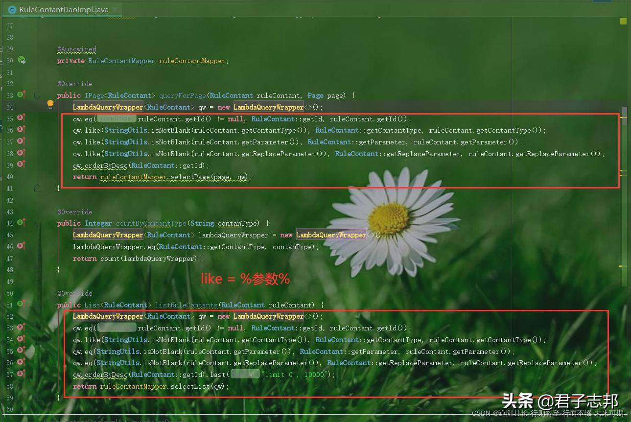 querywrapper更新语句,querywrapper怎样移除查询条件