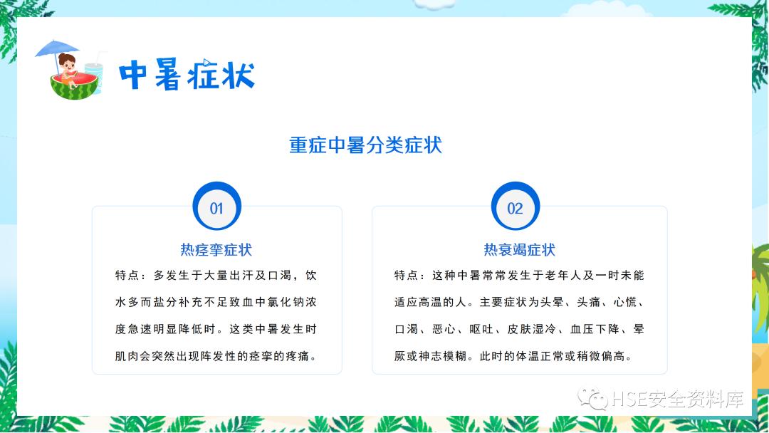 夏季防中暑ppt课件下载,中暑的预防与急救课件ppt