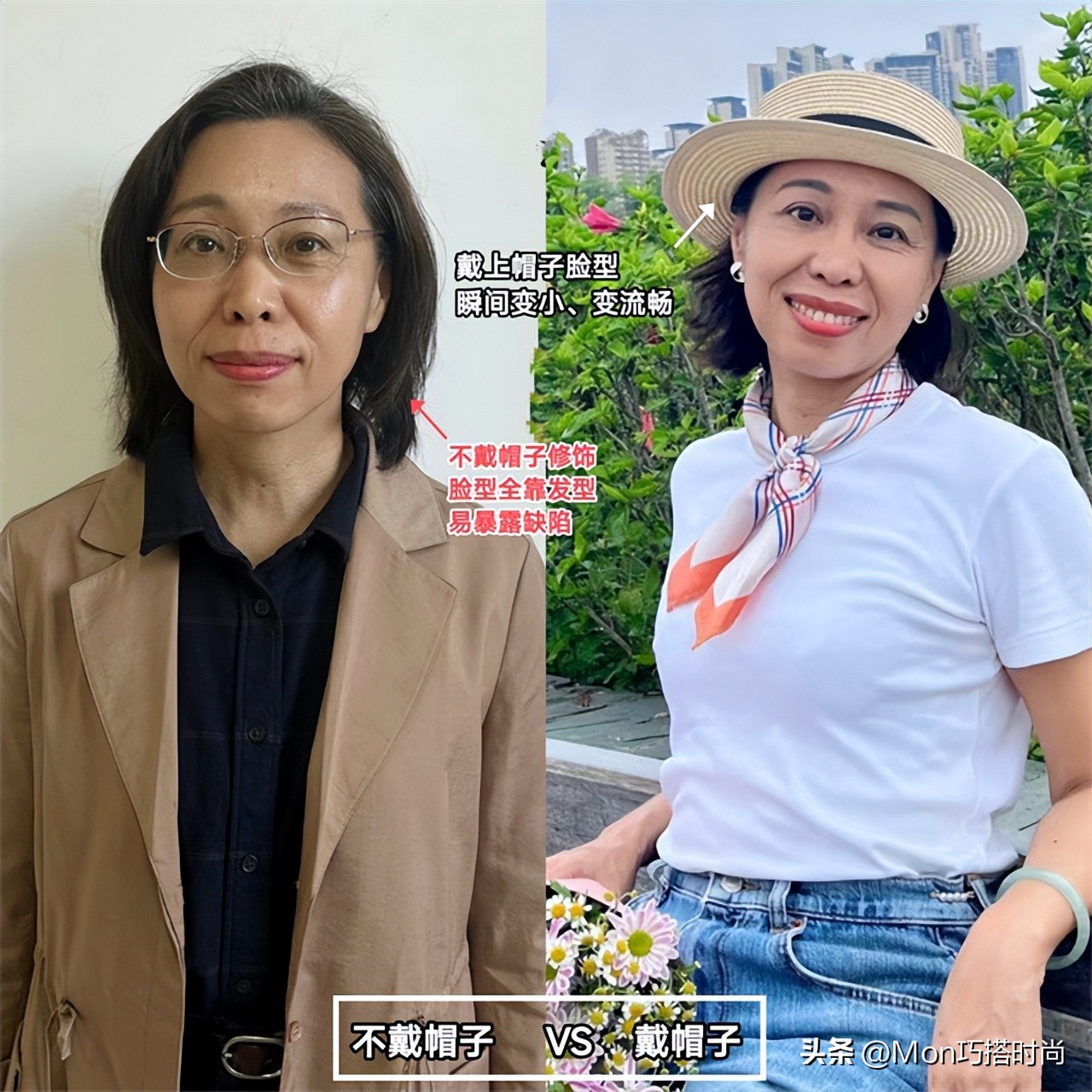 中年女人适合戴的帽子图片,帽子对于时尚的重要性
