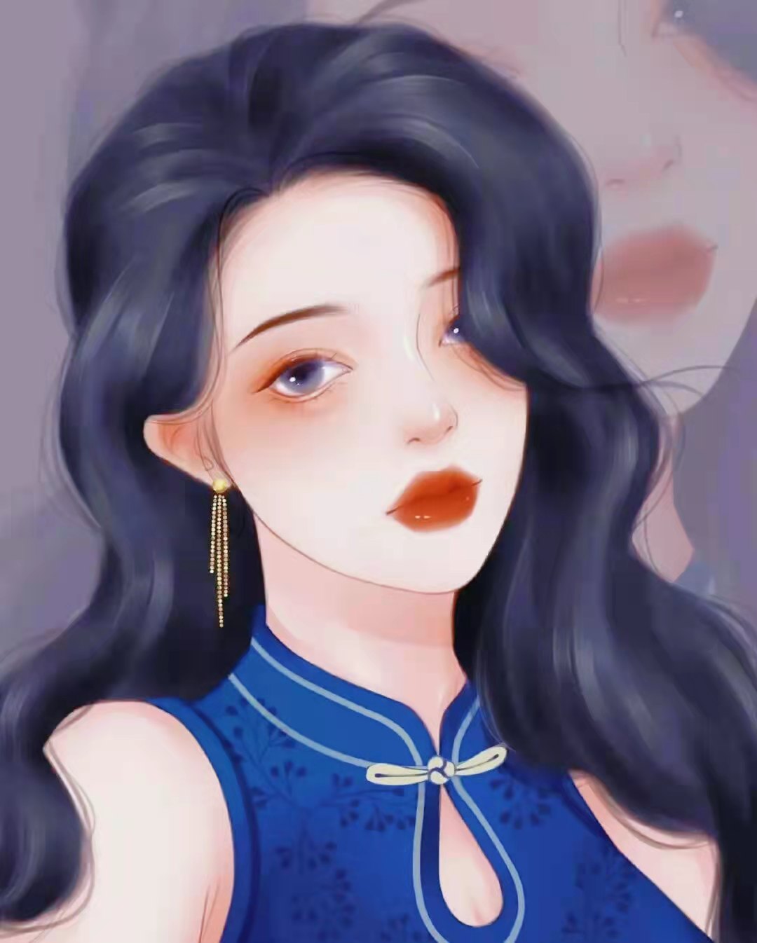 女生头像霸气超拽高冷妖娆御姐,女生头像高冷霸气御姐动漫紫色