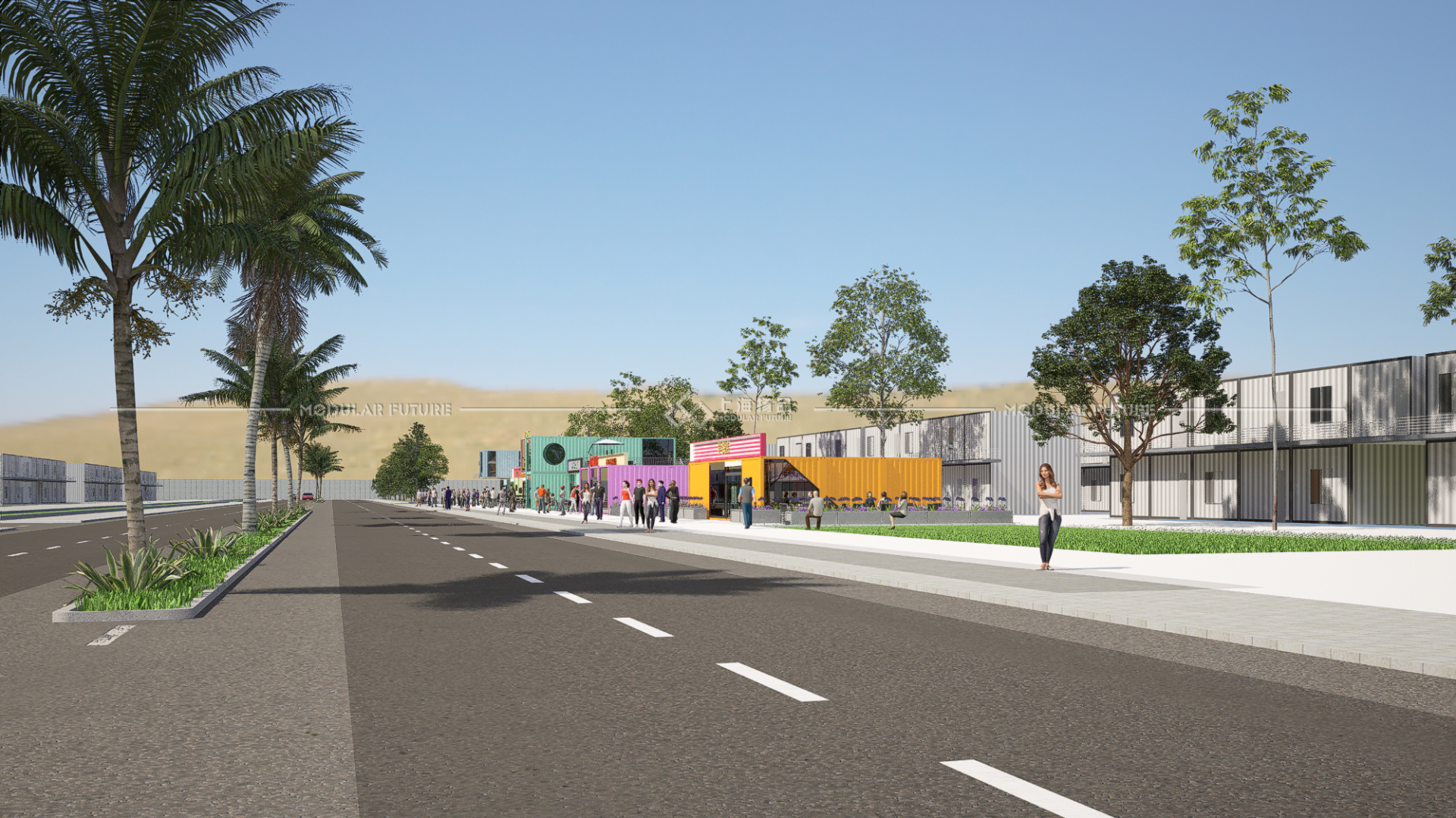 集装箱打造特色网红商业街，新型商业模式一起了解一下吧~