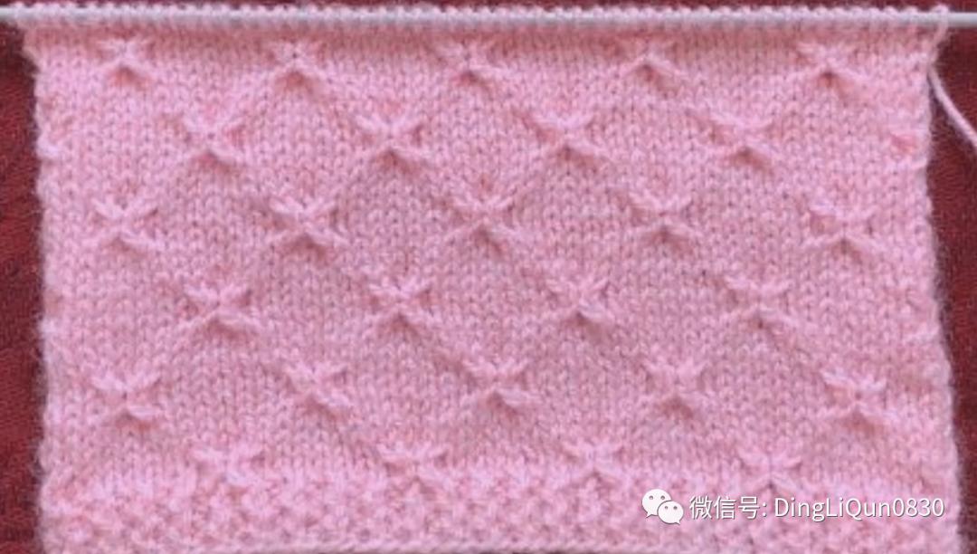 500个毛衣花样完整大平针版,毛衣华夫针花型图案大全